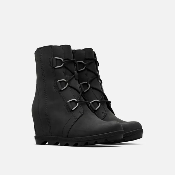 Sorel Shoes - Sorel Joan of Arc II Heeled Wedge Leather Boots